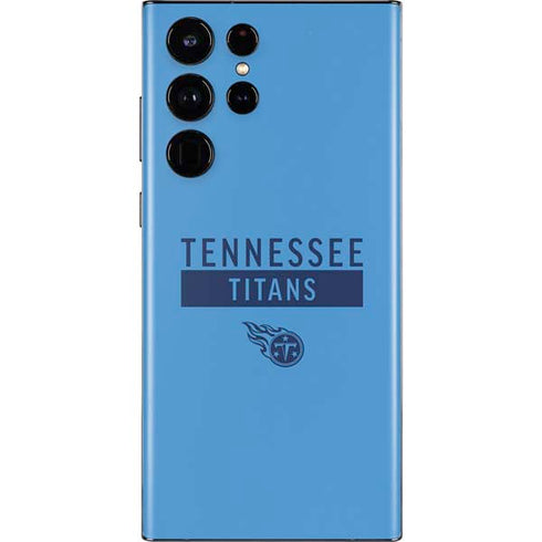 NFL Tennessee Titans Blue Performance Series Galaxy S22 Ultra Skin