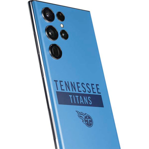 NFL Tennessee Titans Blue Performance Series Galaxy S22 Ultra Skin