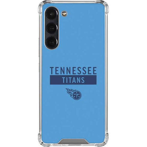 NFL Tennessee Titans Blue Performance Series Galaxy S23 Plus Clear Case