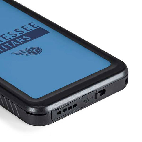 NFL Tennessee Titans Blue Performance Series Galaxy S23 Plus Waterproof Case