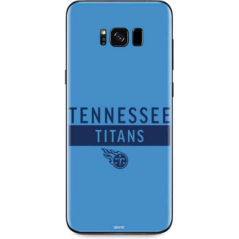 NFL Tennessee Titans Blue Performance Series Galaxy S8 Plus Skin