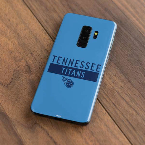NFL Tennessee Titans Blue Performance Series Galaxy S9 Plus Skin
