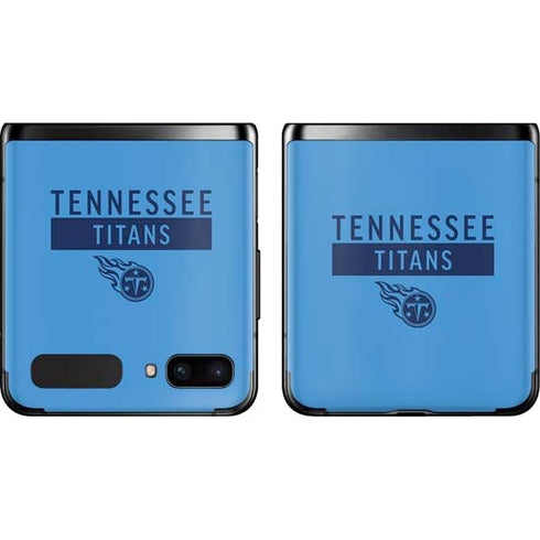 NFL Tennessee Titans Blue Performance Series Galaxy Z Flip Skin