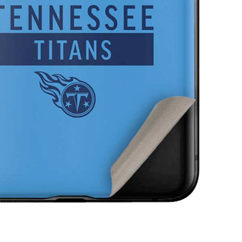 NFL Tennessee Titans Blue Performance Series Galaxy Z Flip Skin