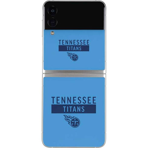 NFL Tennessee Titans Blue Performance Series Galaxy Z Flip3 5G Skin