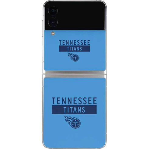 NFL Tennessee Titans Blue Performance Series Galaxy Z Flip4 5G Skin