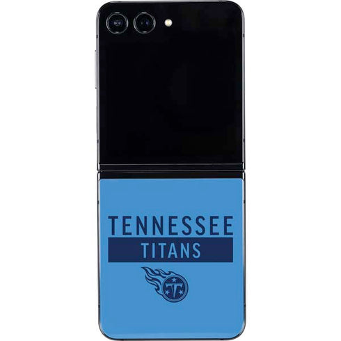 NFL Tennessee Titans Blue Performance Series Galaxy Z Flip5 5G Skin