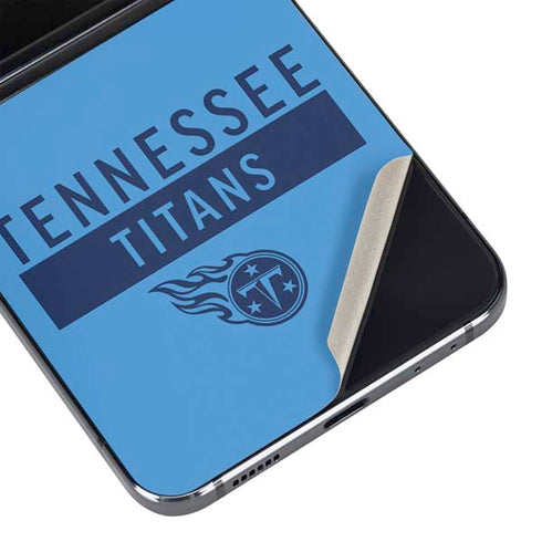 NFL Tennessee Titans Blue Performance Series Galaxy Z Flip5 5G Skin