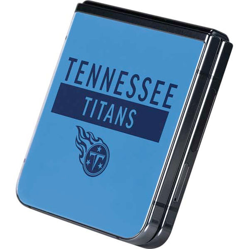 NFL Tennessee Titans Blue Performance Series Galaxy Z Flip5 5G Skin