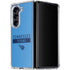 NFL Tennessee Titans Blue Performance Series Galaxy Z Fold5 5G Clear Case