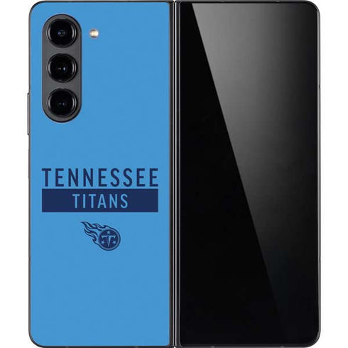 NFL Tennessee Titans Blue Performance Series Galaxy Z Fold5 5G Skin