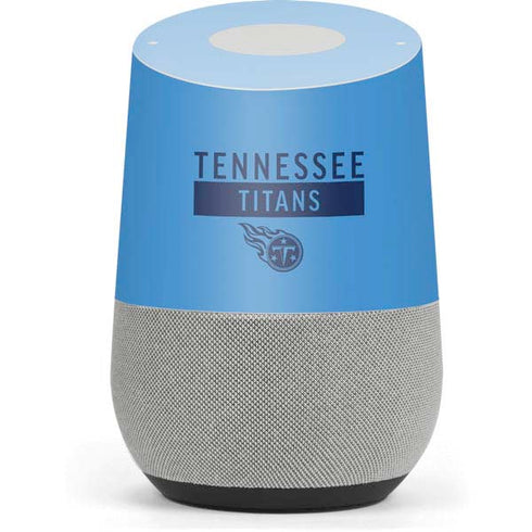 NFL Tennessee Titans Blue Performance Series Google Home Skin