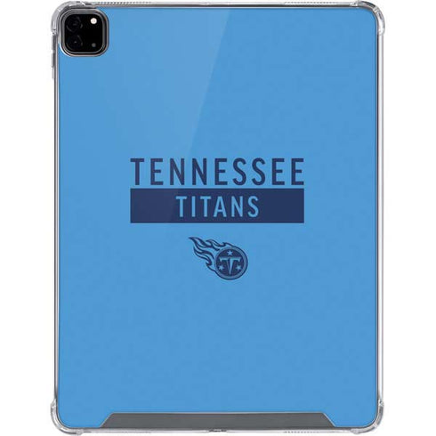 NFL Tennessee Titans Blue Performance Series iPad Pro 12.9in (2020) Clear Case
