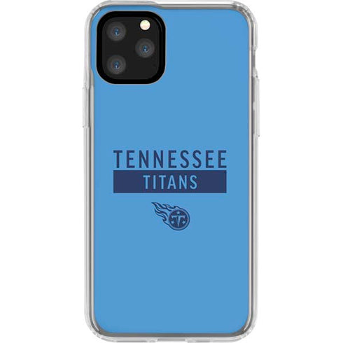 NFL Tennessee Titans Blue Performance Series iPhone 11 Pro Clear Case