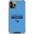 NFL Tennessee Titans Blue Performance Series iPhone 11 Pro Max Clear Case