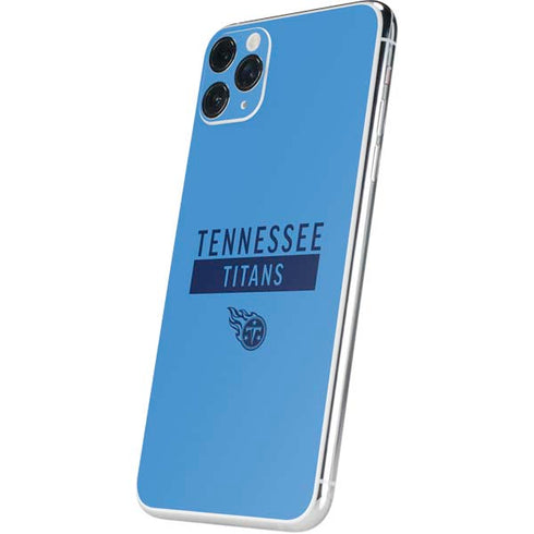 NFL Tennessee Titans Blue Performance Series iPhone 11 Pro Max Skin