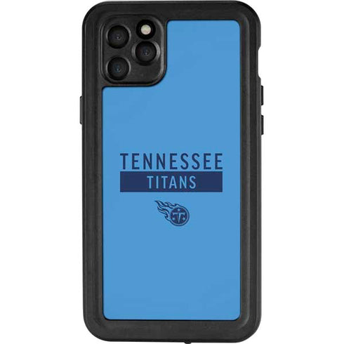 NFL Tennessee Titans Blue Performance Series iPhone 11 Pro Max Waterproof Case