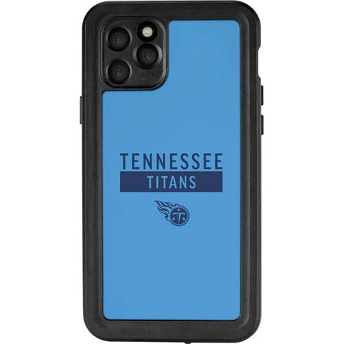 NFL Tennessee Titans Blue Performance Series iPhone 11 Pro Waterproof Case