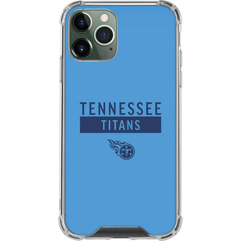 NFL Tennessee Titans Blue Performance Series iPhone 12 Pro Max Clear Case