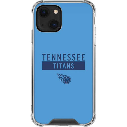 NFL Tennessee Titans Blue Performance Series iPhone 13 Mini Clear Case