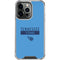 NFL Tennessee Titans Blue Performance Series iPhone 15 Pro Clear Case