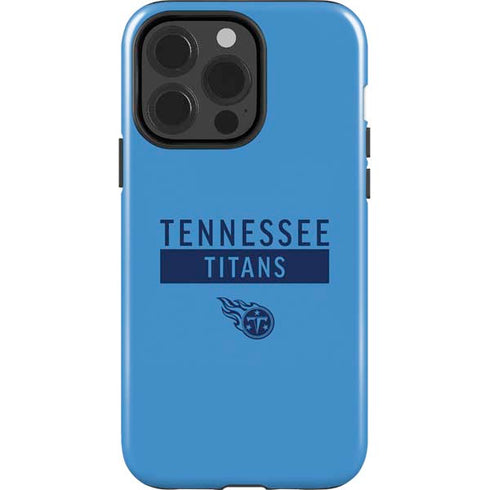 NFL Tennessee Titans Blue Performance Series iPhone 15 Pro Impact Case