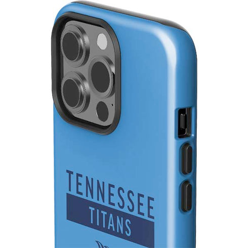NFL Tennessee Titans Blue Performance Series iPhone 15 Pro Impact Case