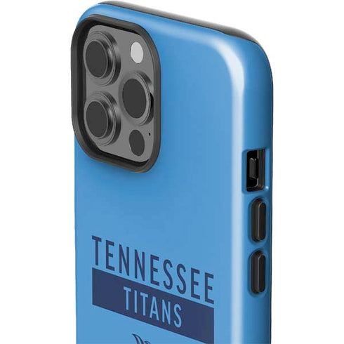 NFL Tennessee Titans Blue Performance Series iPhone 15 Pro Max Impact Case