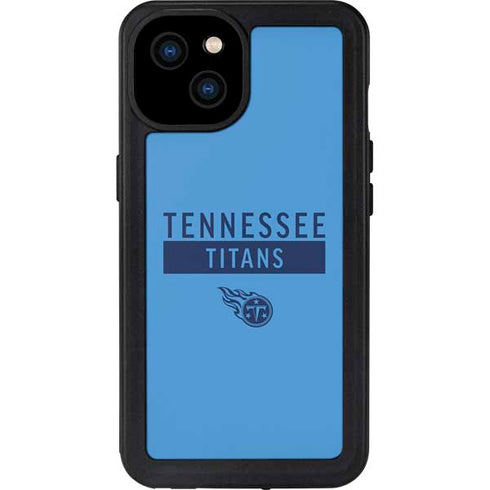 NFL Tennessee Titans Blue Performance Series iPhone 15 Plus Waterproof Case