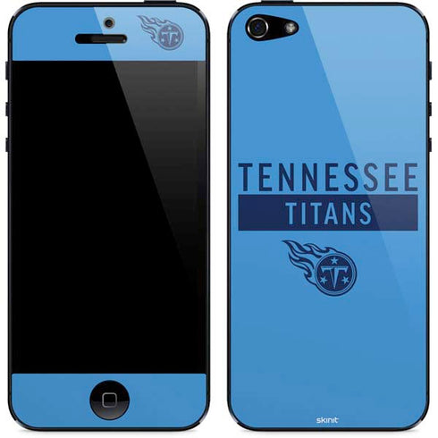 NFL Tennessee Titans Blue Performance Series iPhone 5/5s/5SE Skin