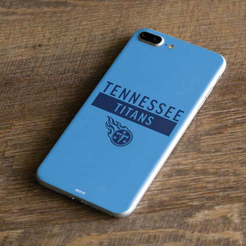 NFL Tennessee Titans Blue Performance Series iPhone 8 Plus Skin