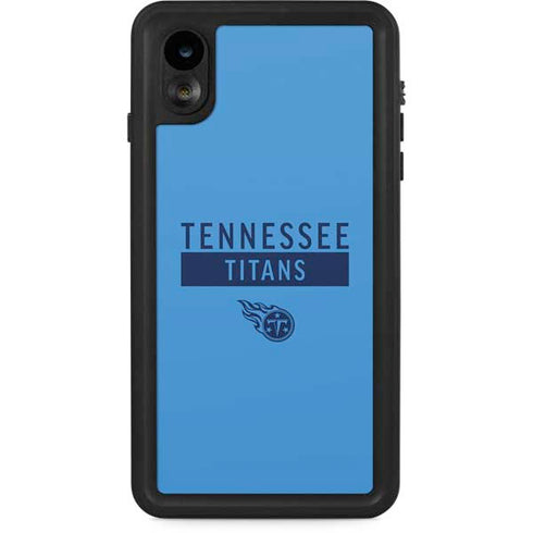 NFL Tennessee Titans Blue Performance Series iPhone XR Waterproof Case
