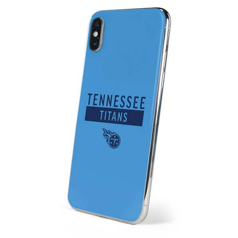 NFL Tennessee Titans Blue Performance Series iPhone XS Max Skin