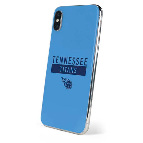 NFL Tennessee Titans Blue Performance Series iPhone XS Skin
