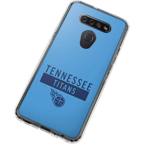 NFL Tennessee Titans Blue Performance Series LG K51/Q51 Clear Case