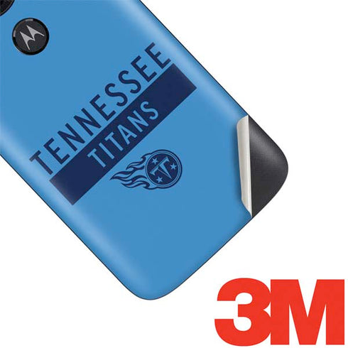 NFL Tennessee Titans Blue Performance Series Moto E5 Play Skin