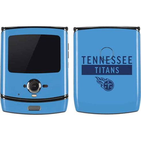 NFL Tennessee Titans Blue Performance Series Motorola RAZR Skin