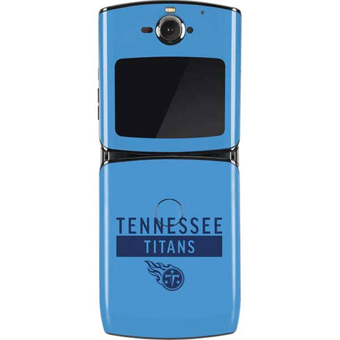 NFL Tennessee Titans Blue Performance Series Motorola RAZR Skin