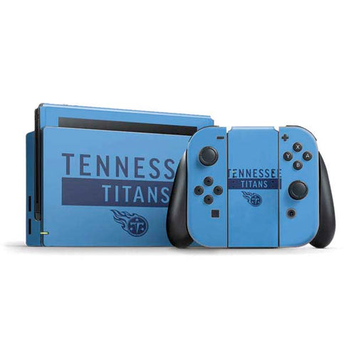 NFL Tennessee Titans Blue Performance Series Nintendo Switch Bundle Skin