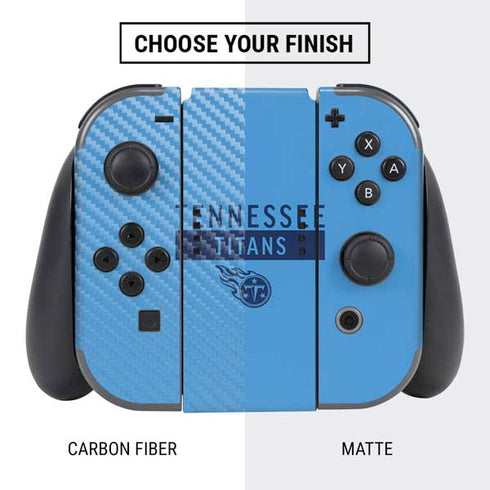NFL Tennessee Titans Blue Performance Series Nintendo Switch Bundle Skin