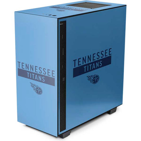 NFL Tennessee Titans Blue Performance Series NZXT H510 Compact ATX Mid-Tower Case Skin