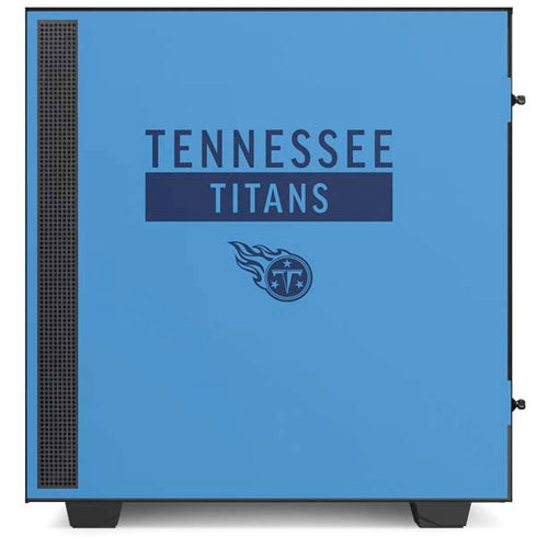 NFL Tennessee Titans Blue Performance Series NZXT H510 Compact ATX Mid-Tower Case Skin