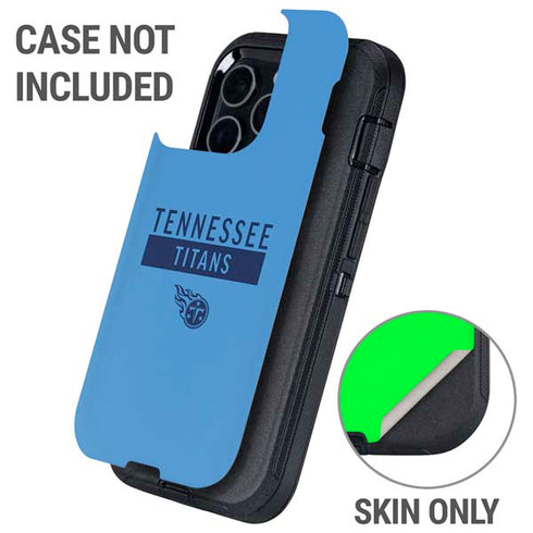 NFL Tennessee Titans Blue Performance Series Otterbox Defender iPhone Skin