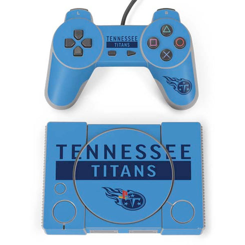 NFL Tennessee Titans Blue Performance Series PlayStation Classic Bundle Skin