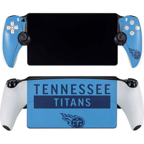 NFL Tennessee Titans Blue Performance Series PlayStation Portal Remote Player Skin