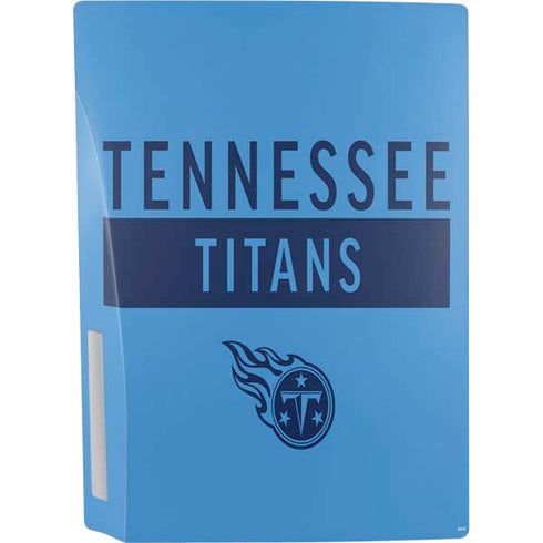 NFL Tennessee Titans Blue Performance Series PS5 Console Skin