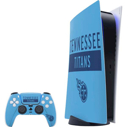 NFL Tennessee Titans Blue Performance Series PS5 Digital Edition Bundle Skin