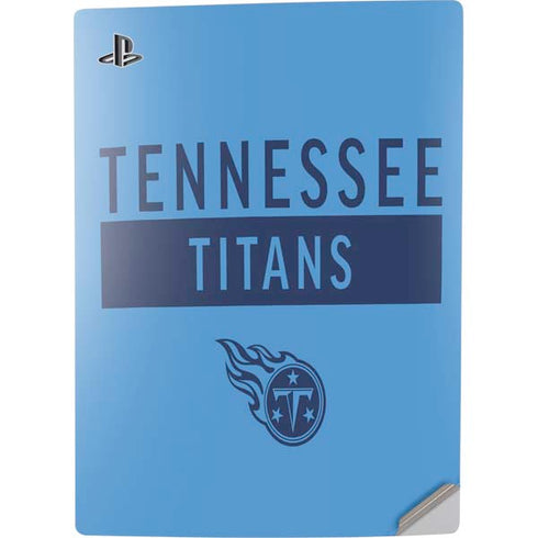 NFL Tennessee Titans Blue Performance Series PS5 Digital Edition Console Skin