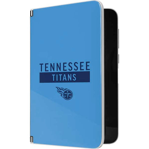 NFL Tennessee Titans Blue Performance Series Surface Duo Skin