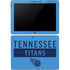 NFL Tennessee Titans Blue Performance Series Surface Go Skin
